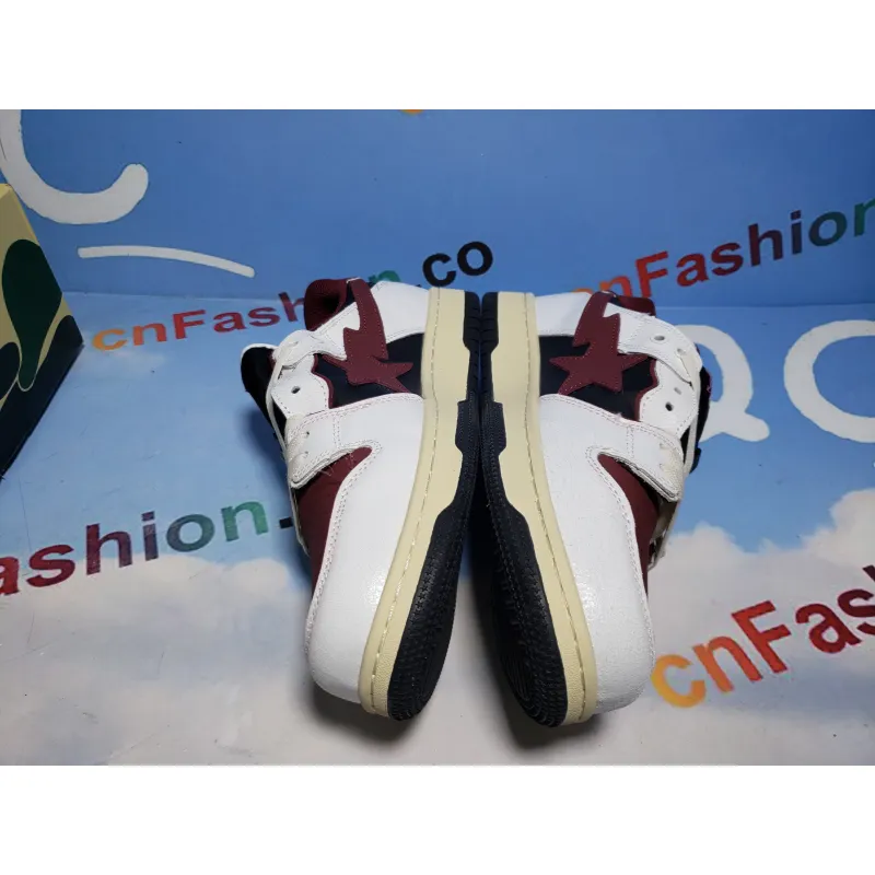 PKGoden A Bathing Ape Bape Sta Low Red Grey,1I20-291-020