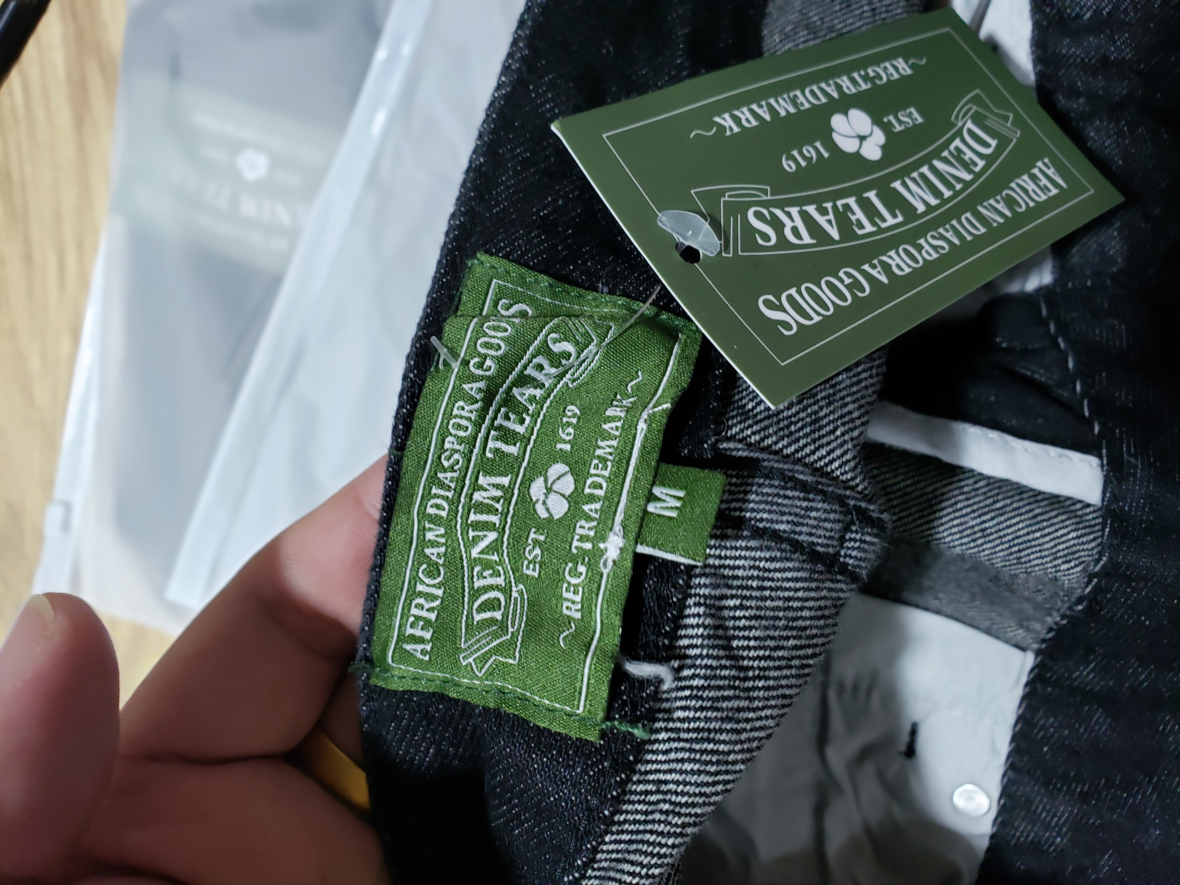 Denim Tears pants Black Blue