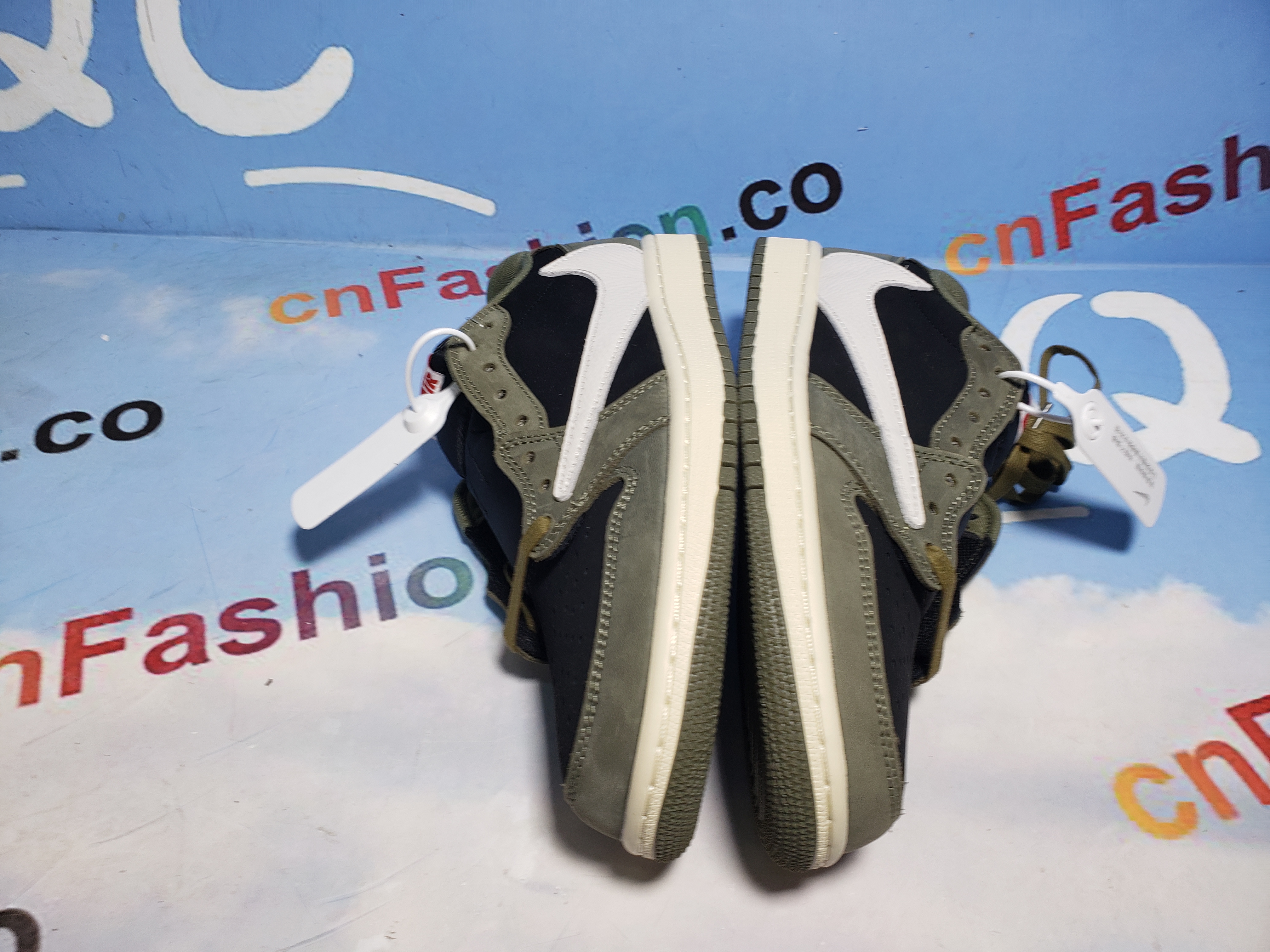 PKGoden Air Jordan 1 Travis Scott x Low olive