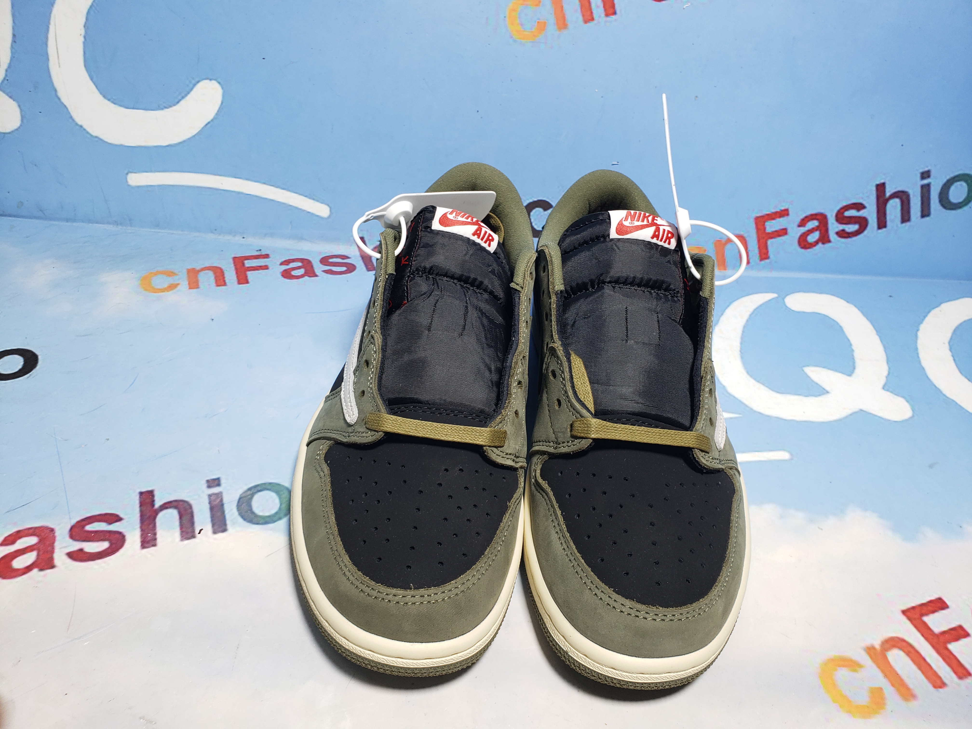 PKGoden Air Jordan 1 Travis Scott x Low olive