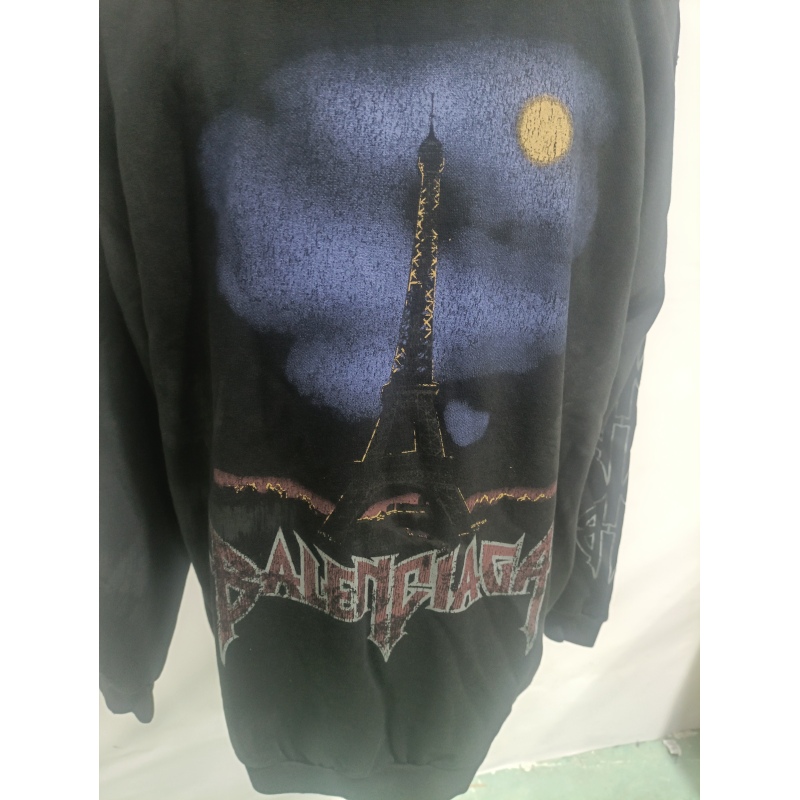 Balenciaga hoodie black,hltn43