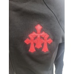 Chrome Hearts red patch zipper Hoodie
