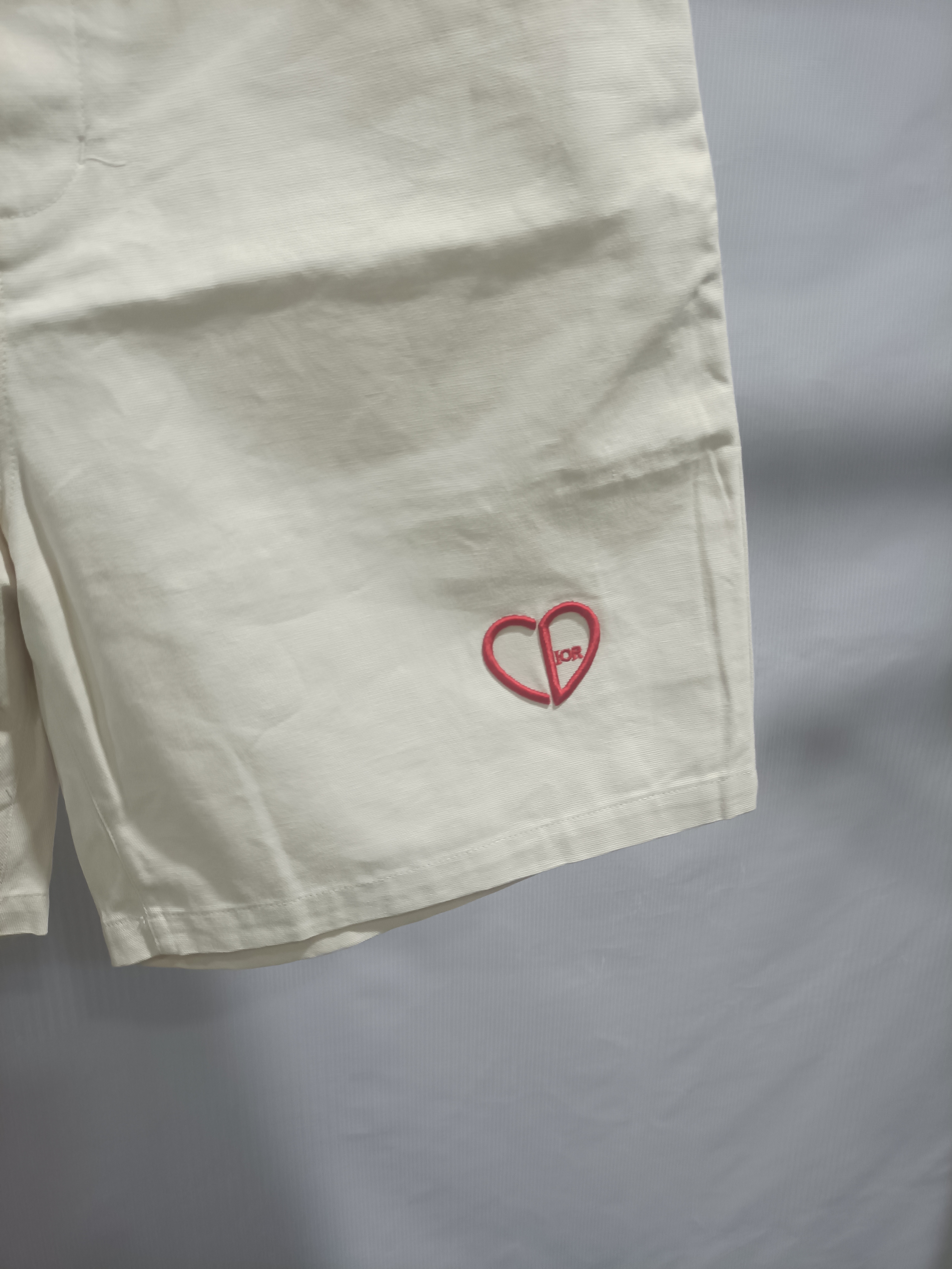 Dior 24ss heart embroidered Short Pants 2