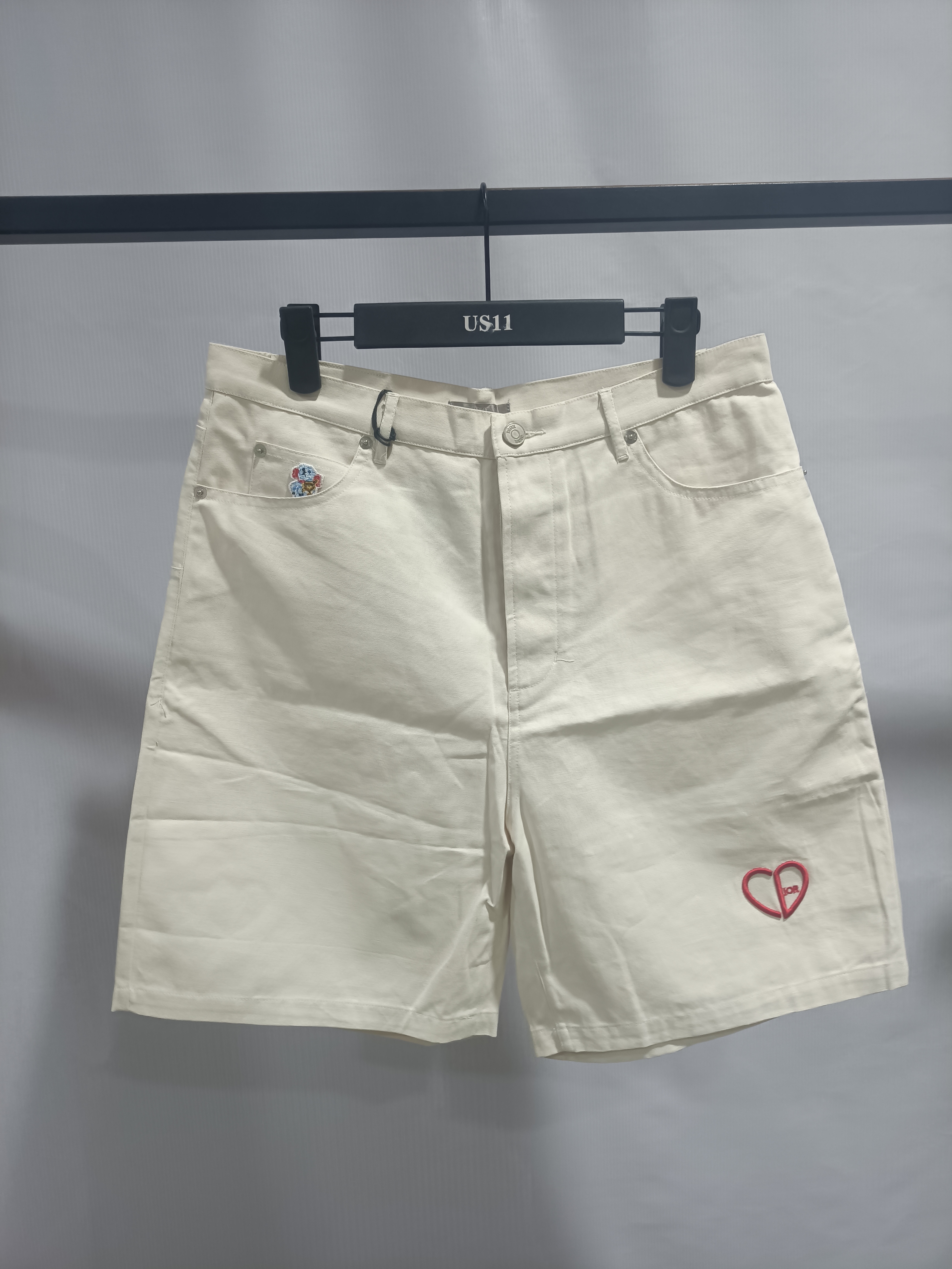 Dior 24ss heart embroidered Short Pants 2