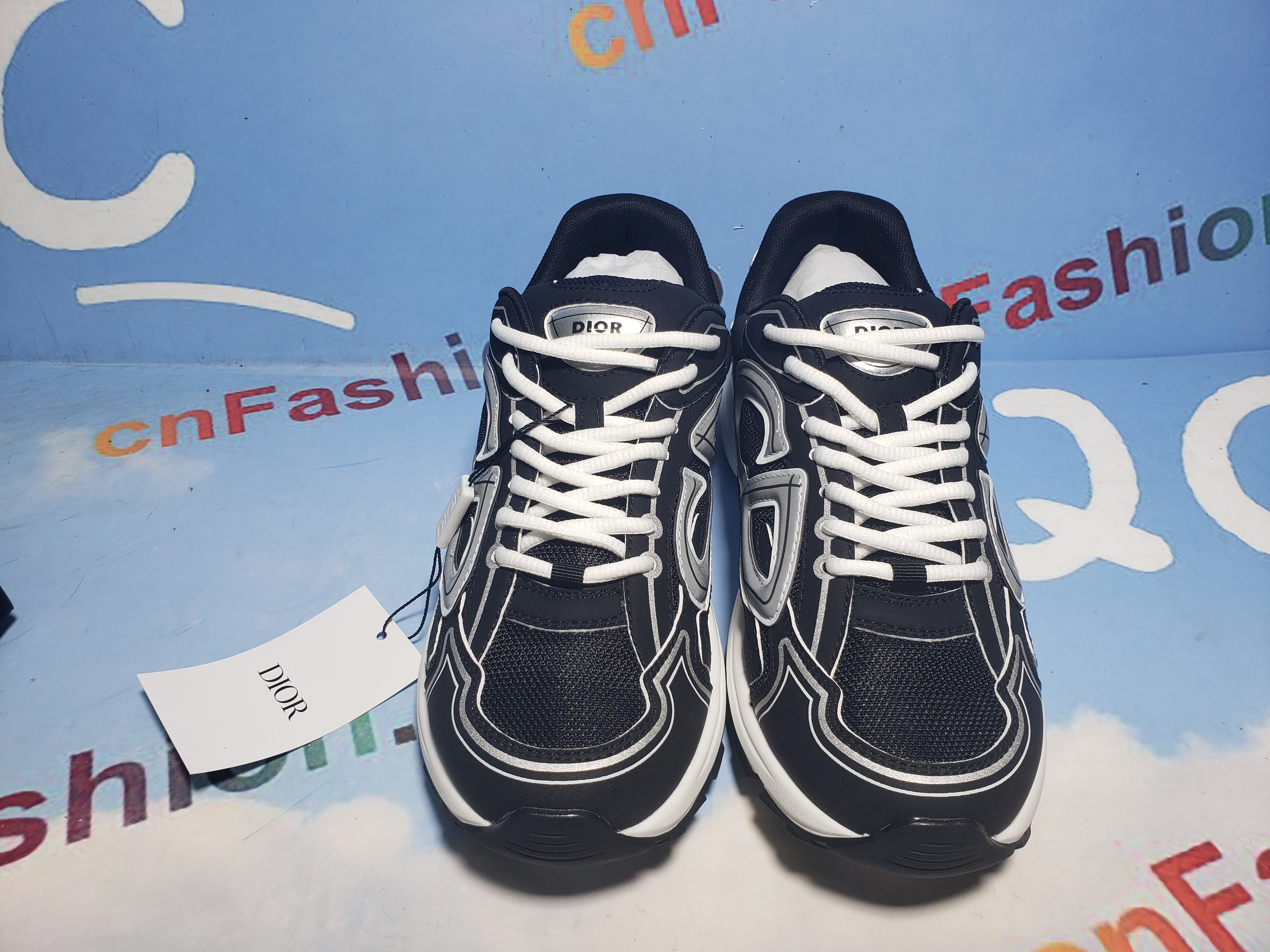 PKGoden Dior B30 Light Grey Sneakers Black Coffee Color 3SN279ZND-H969