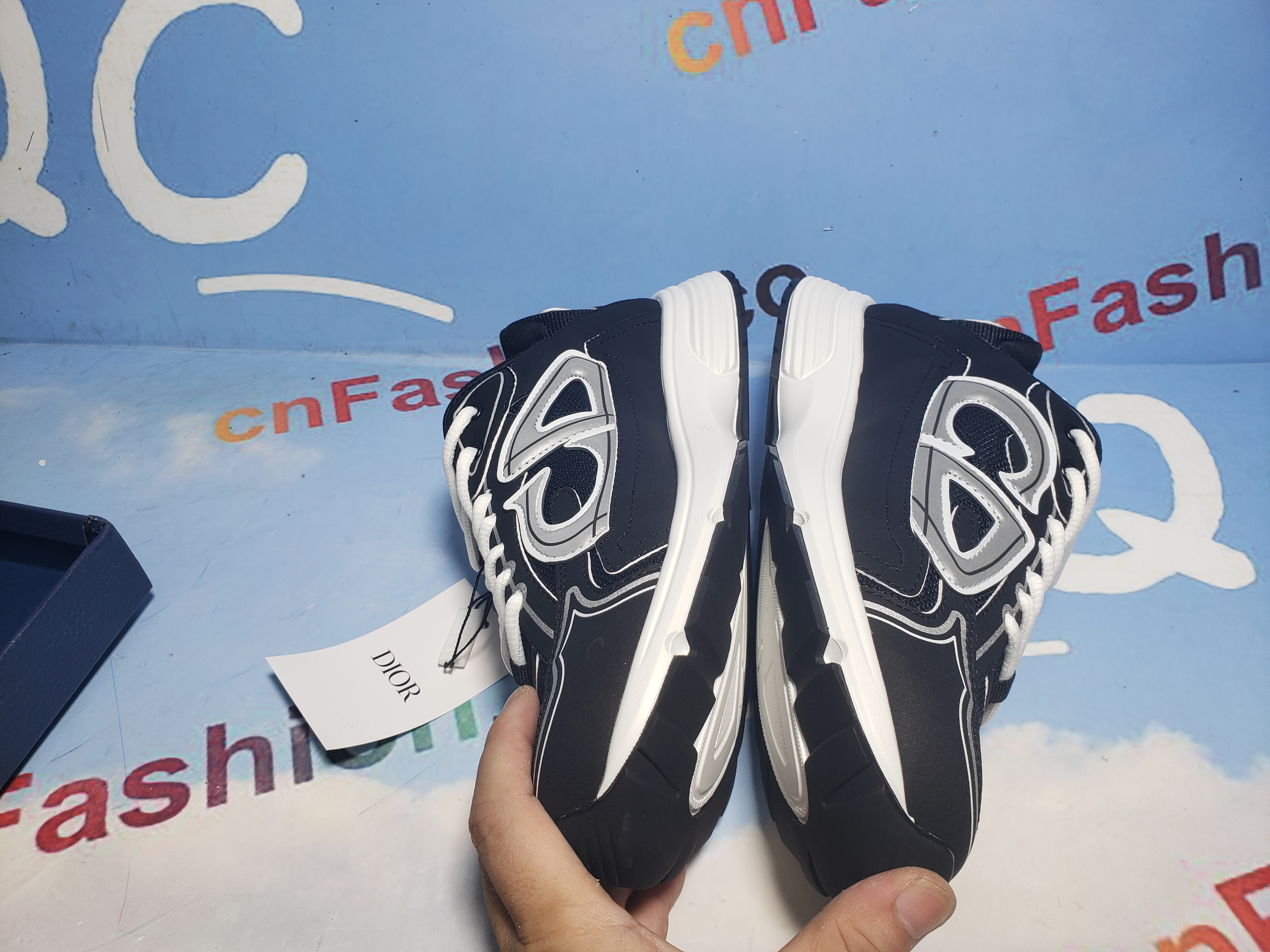 PKGoden Dior B30 Light Grey Sneakers Black Coffee Color 3SN279ZND-H969