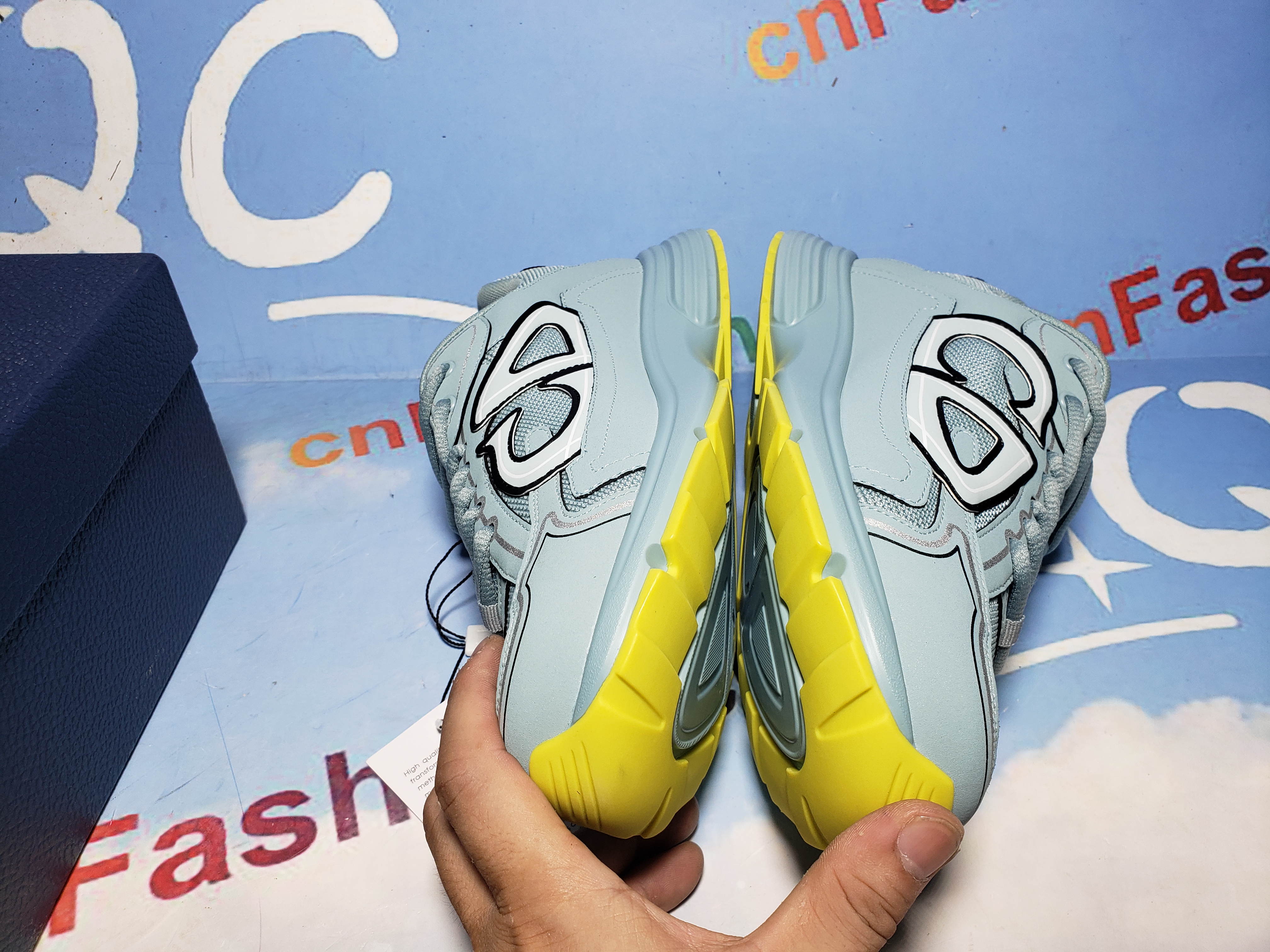 PKGoden Dior B30 Light Grey Sneakers New Blue