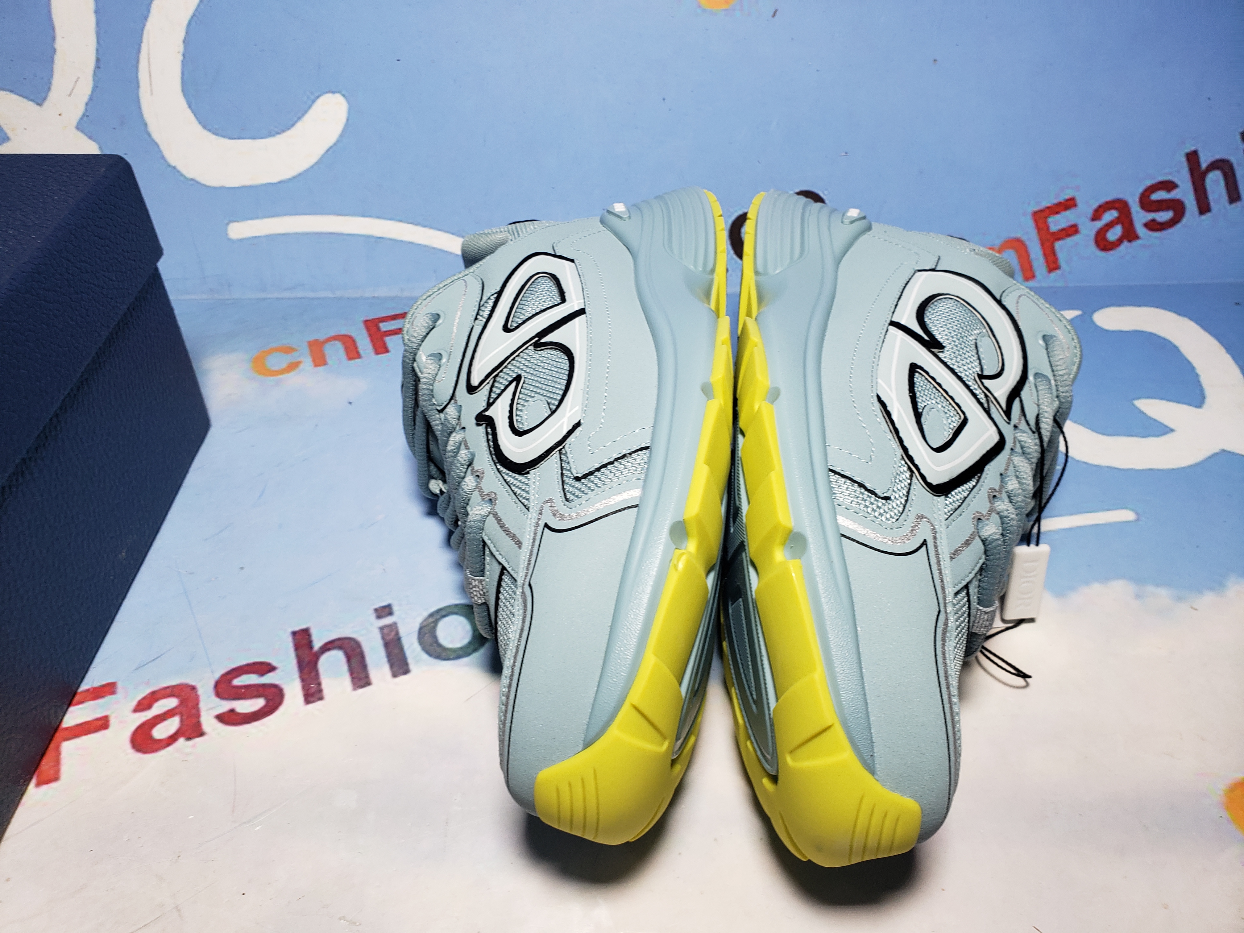 PKGoden Dior B30 Light Grey Sneakers New Blue