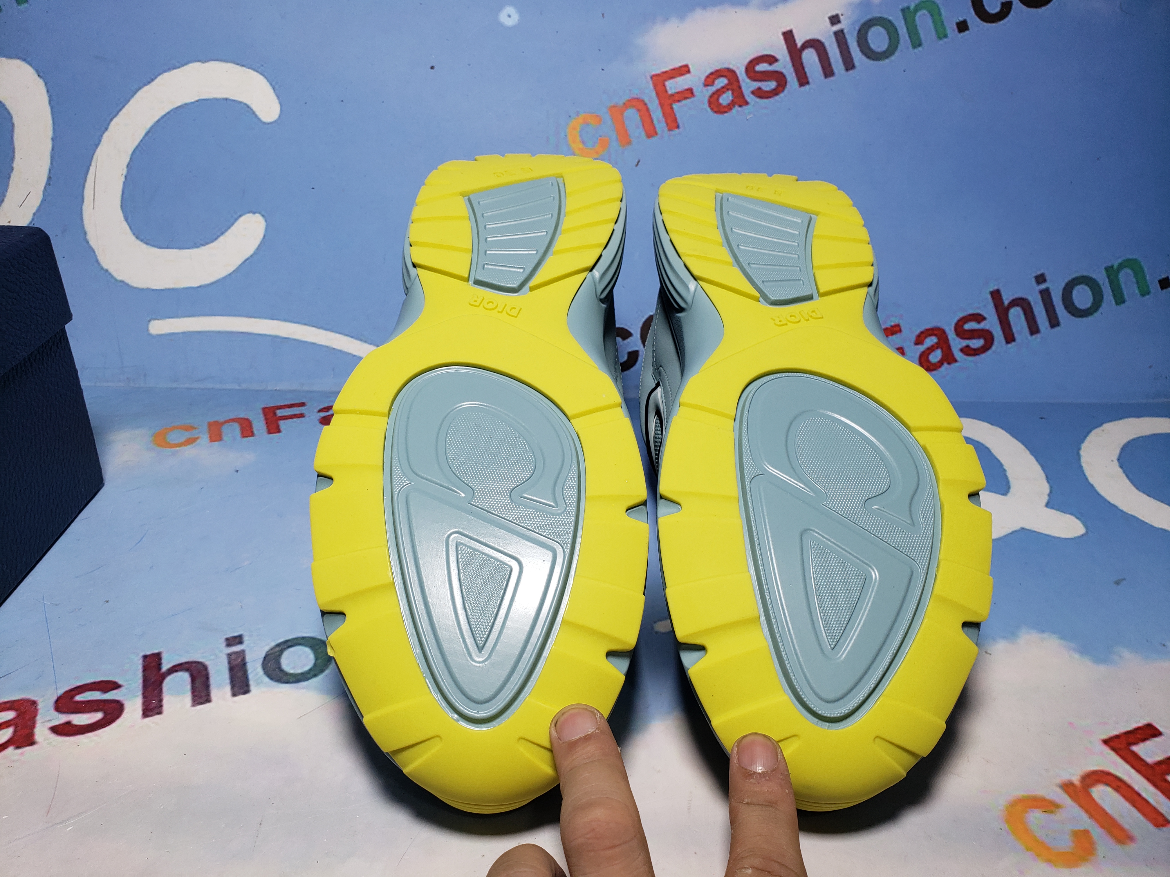 PKGoden Dior B30 Light Grey Sneakers New Blue