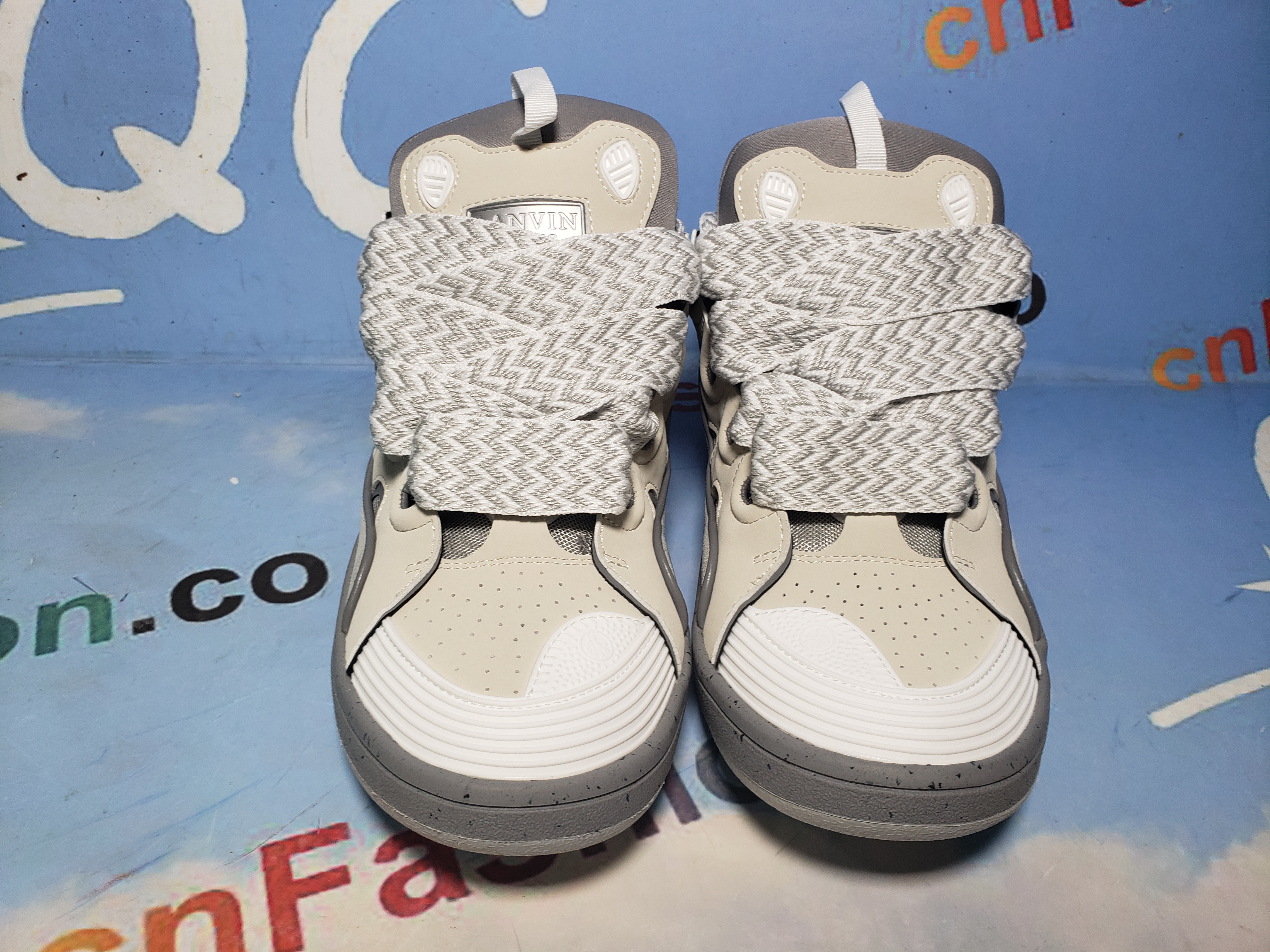 PKGoden LANVIN White Maiden Rice White Grey