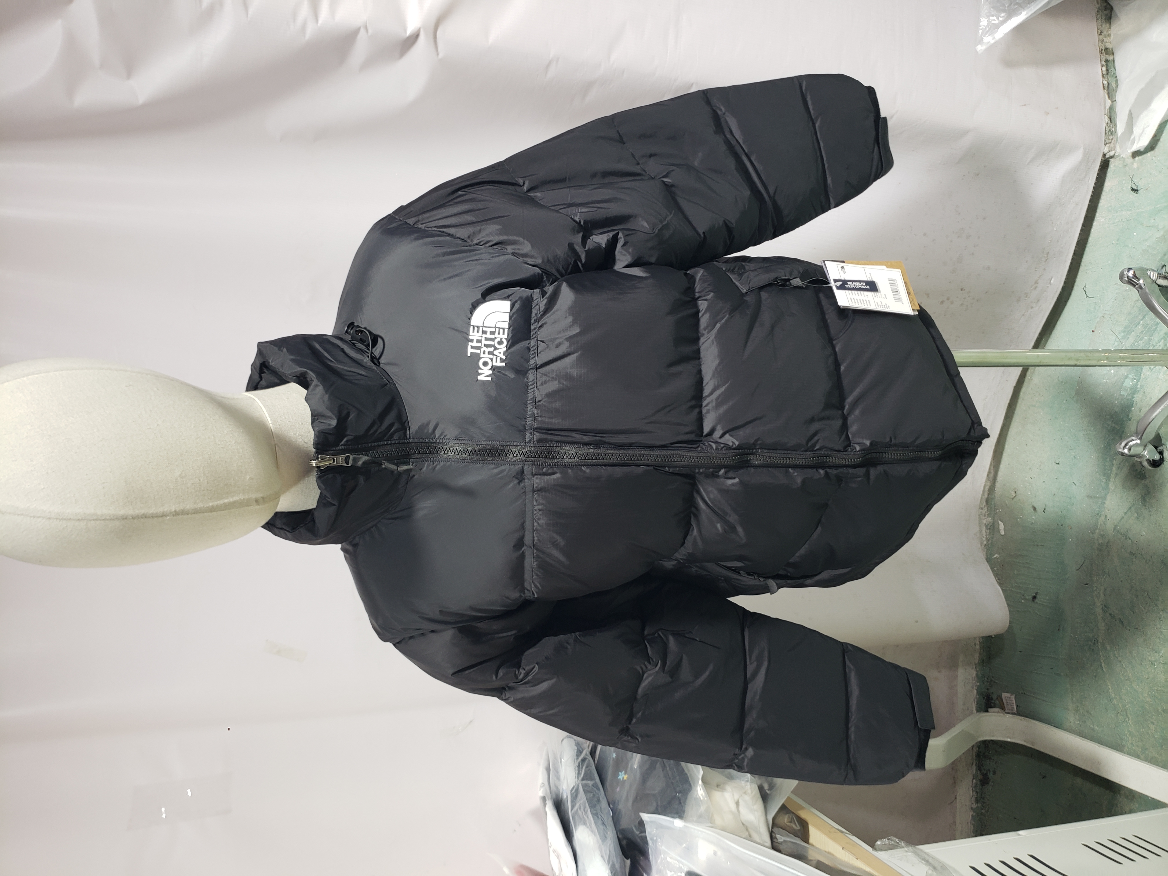 The North Face 1996 Retro Nuptse 700 Fill Packable Jacket Recycled TNF Black