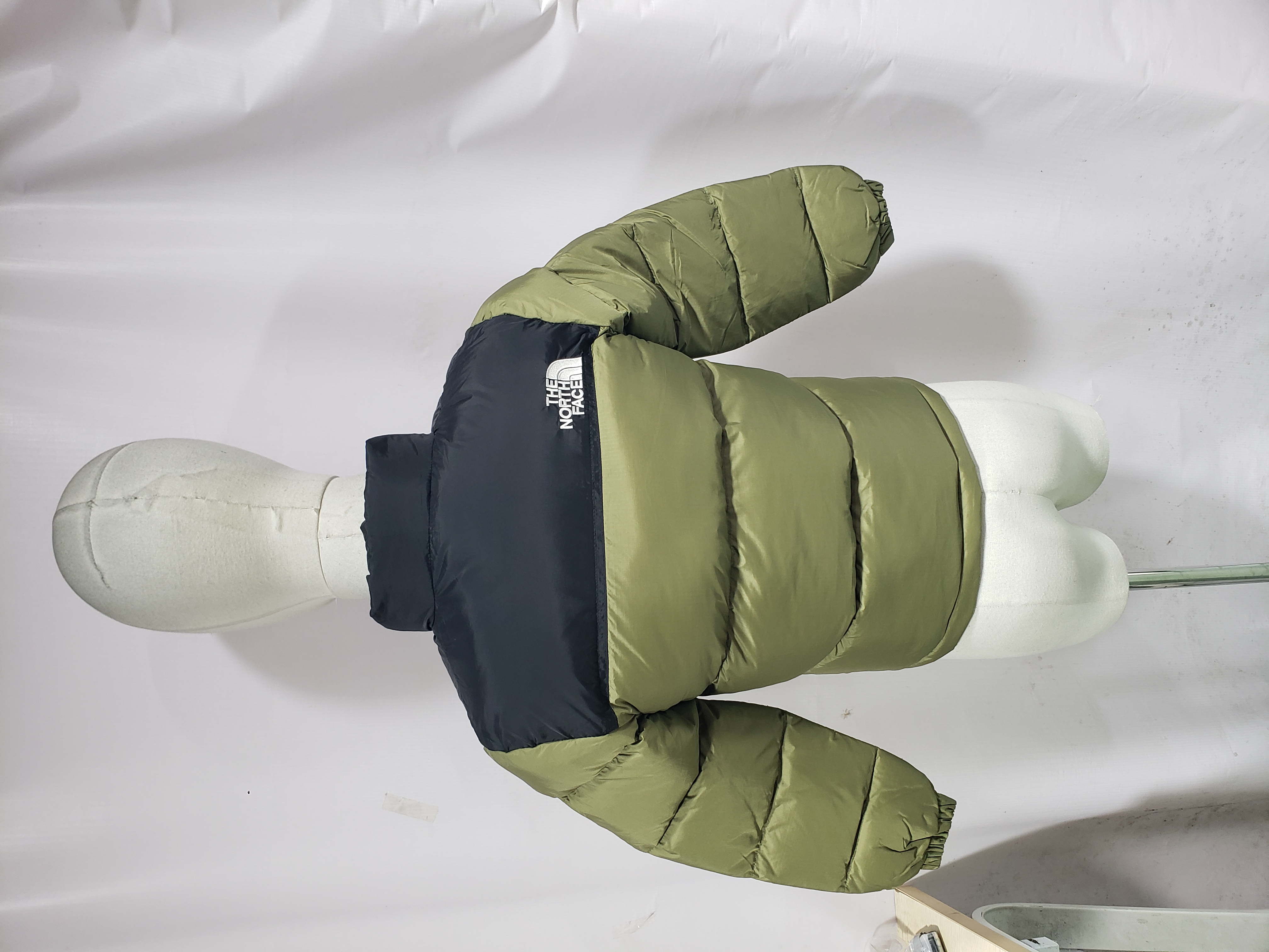 Kids The North Face Black and Blackish Mustard Green