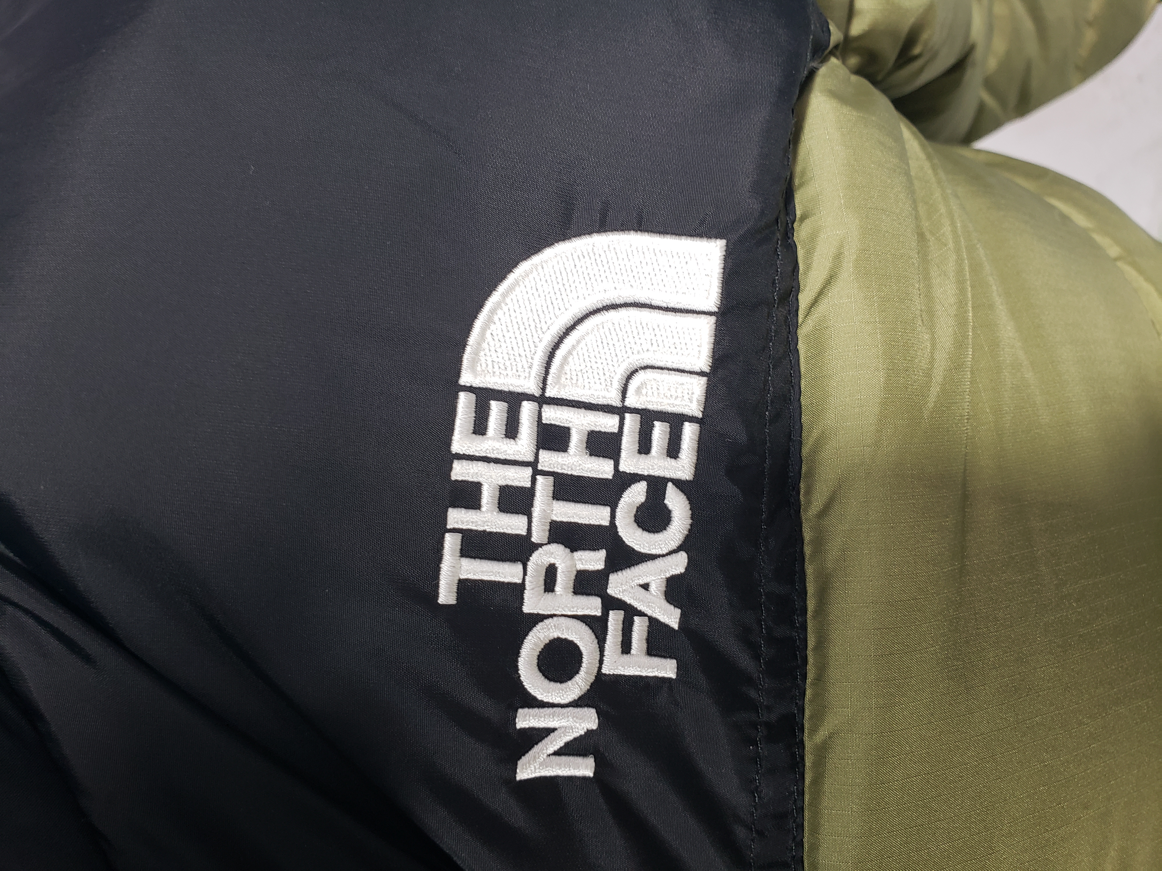 Kids The North Face Black and Blackish Mustard Green