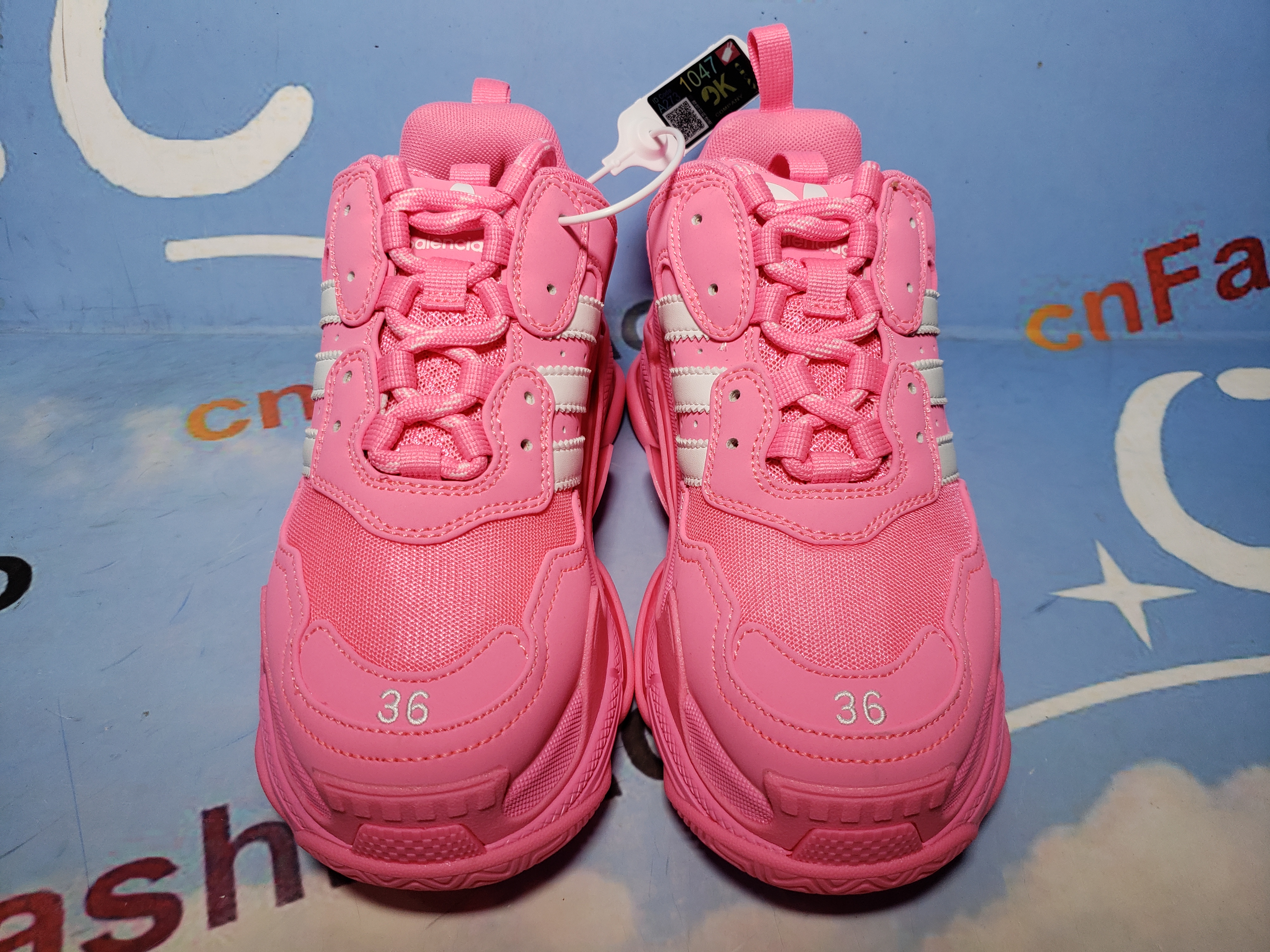 PKGoden Balenciaga 1st Triple AD white red 712764 W2ZB6 5590