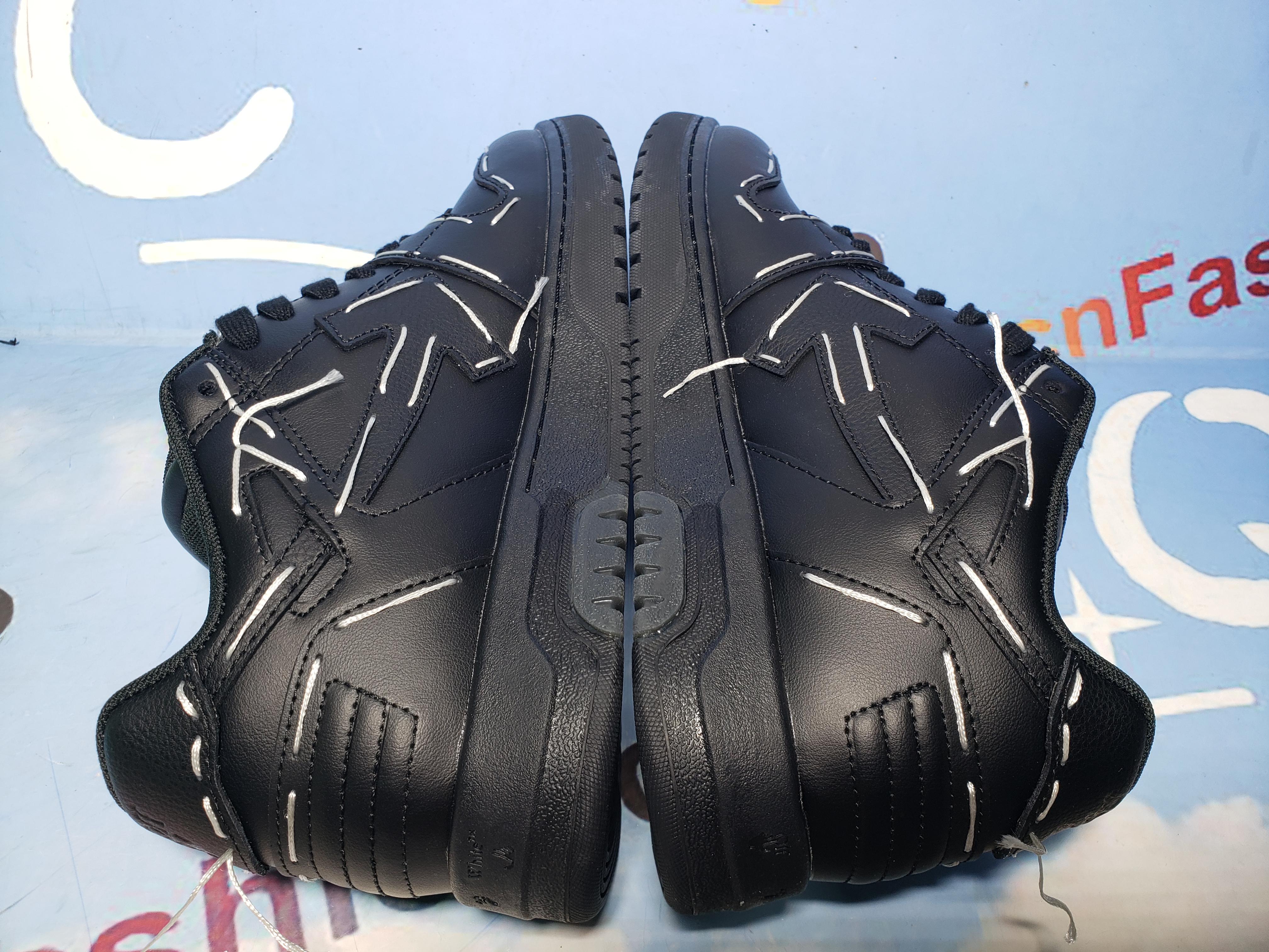 PKGoden OFF-WHITE Out Of Black White Line,OMIA189S 23LEA014 1010