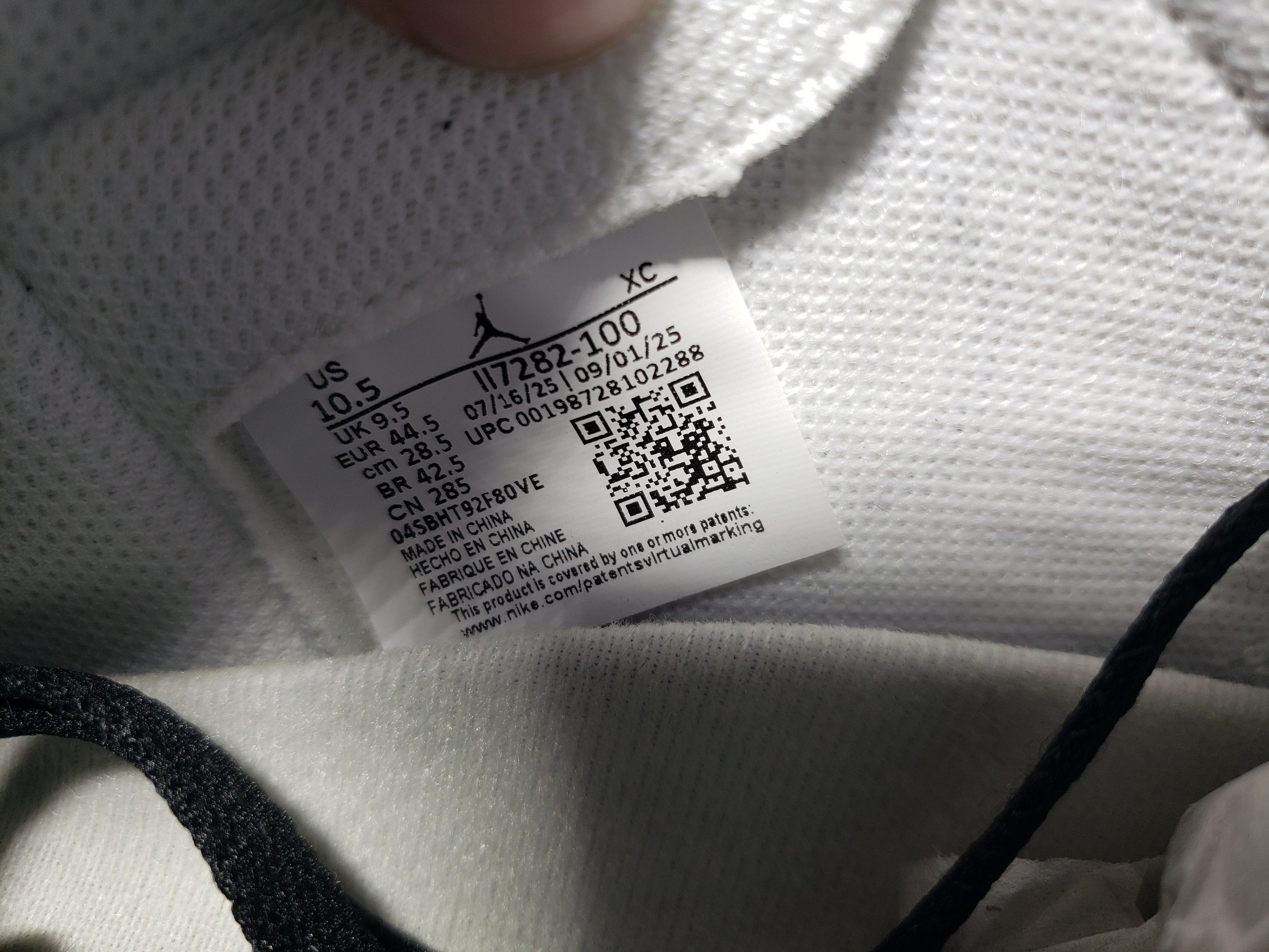 PKGoden Union LA x Air Jordan 1 Retro Lightning UN Black And White II7282-100