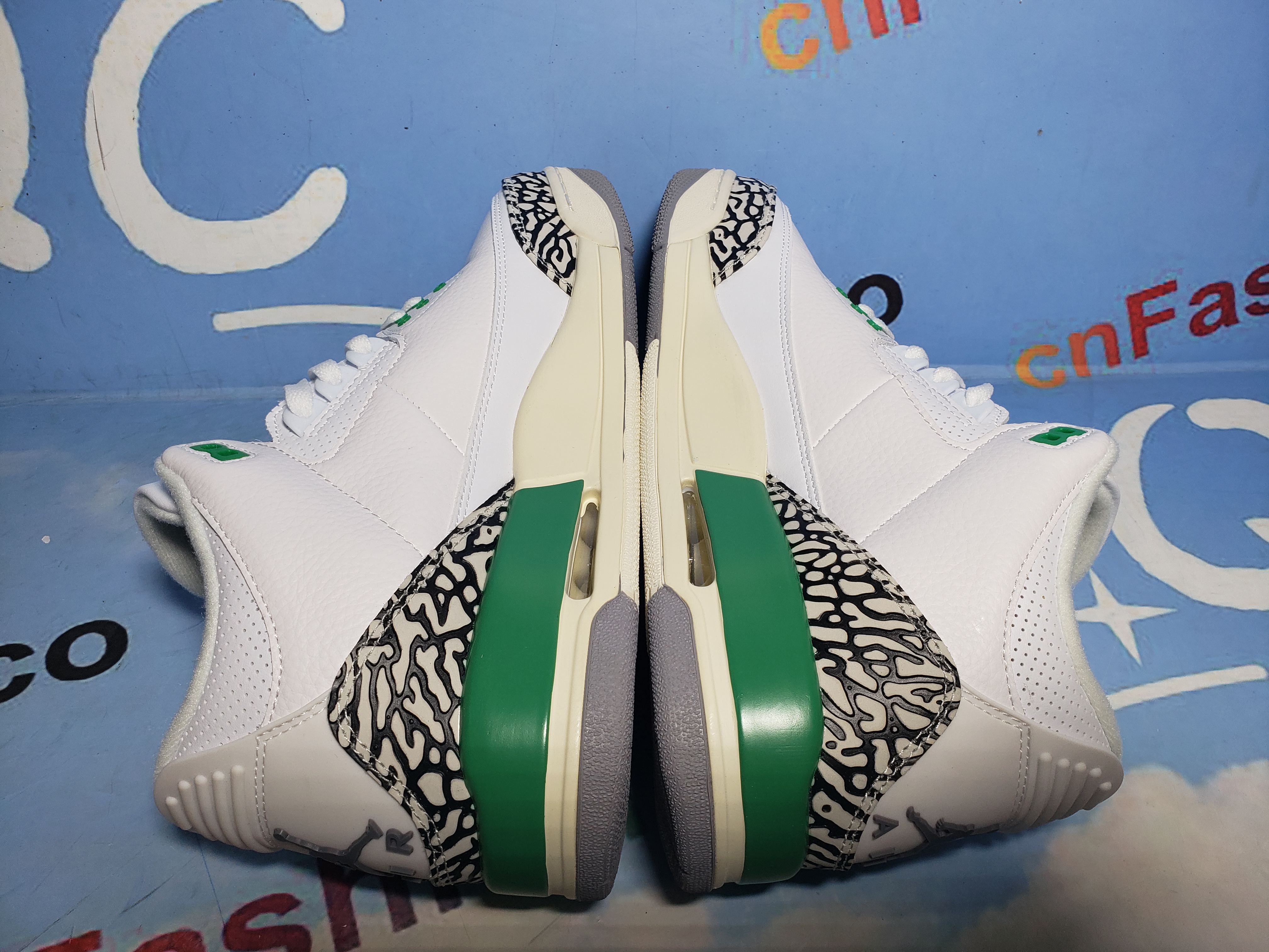 PKGoden Jordan 3 Retro Lucky Green,CK9246-136