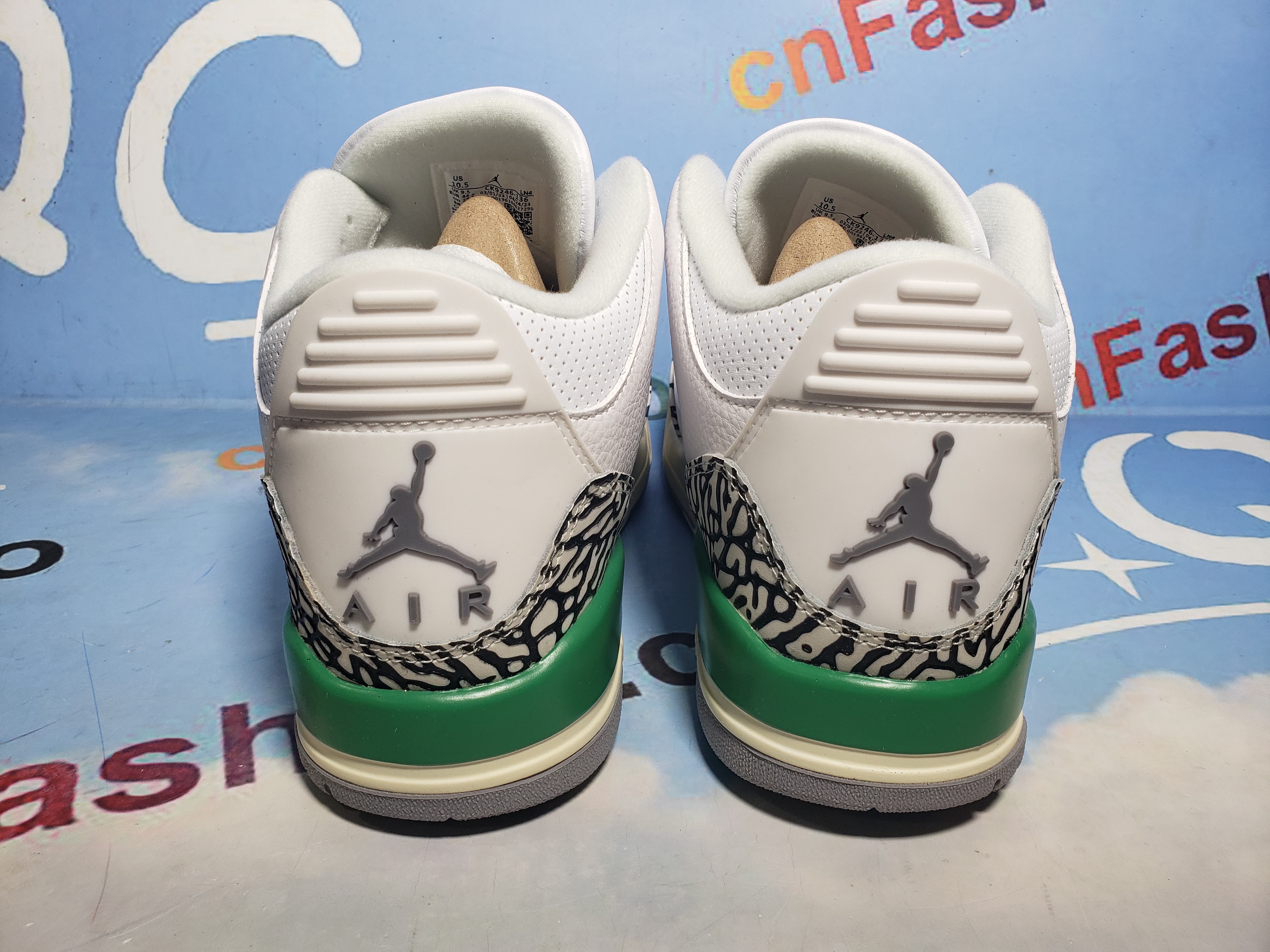 PKGoden Jordan 3 Retro Lucky Green,CK9246-136