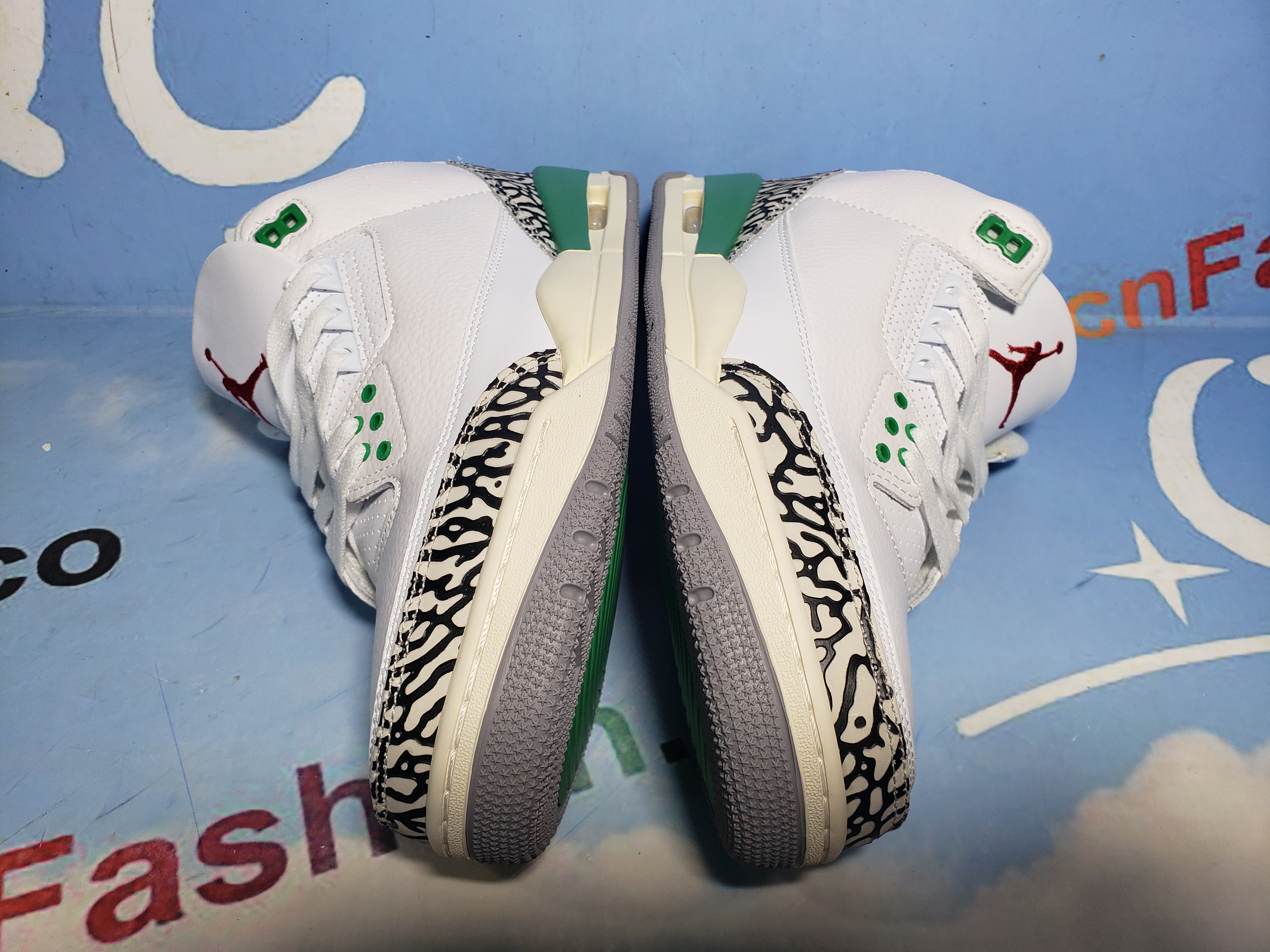 PKGoden Jordan 3 Retro Lucky Green,CK9246-136