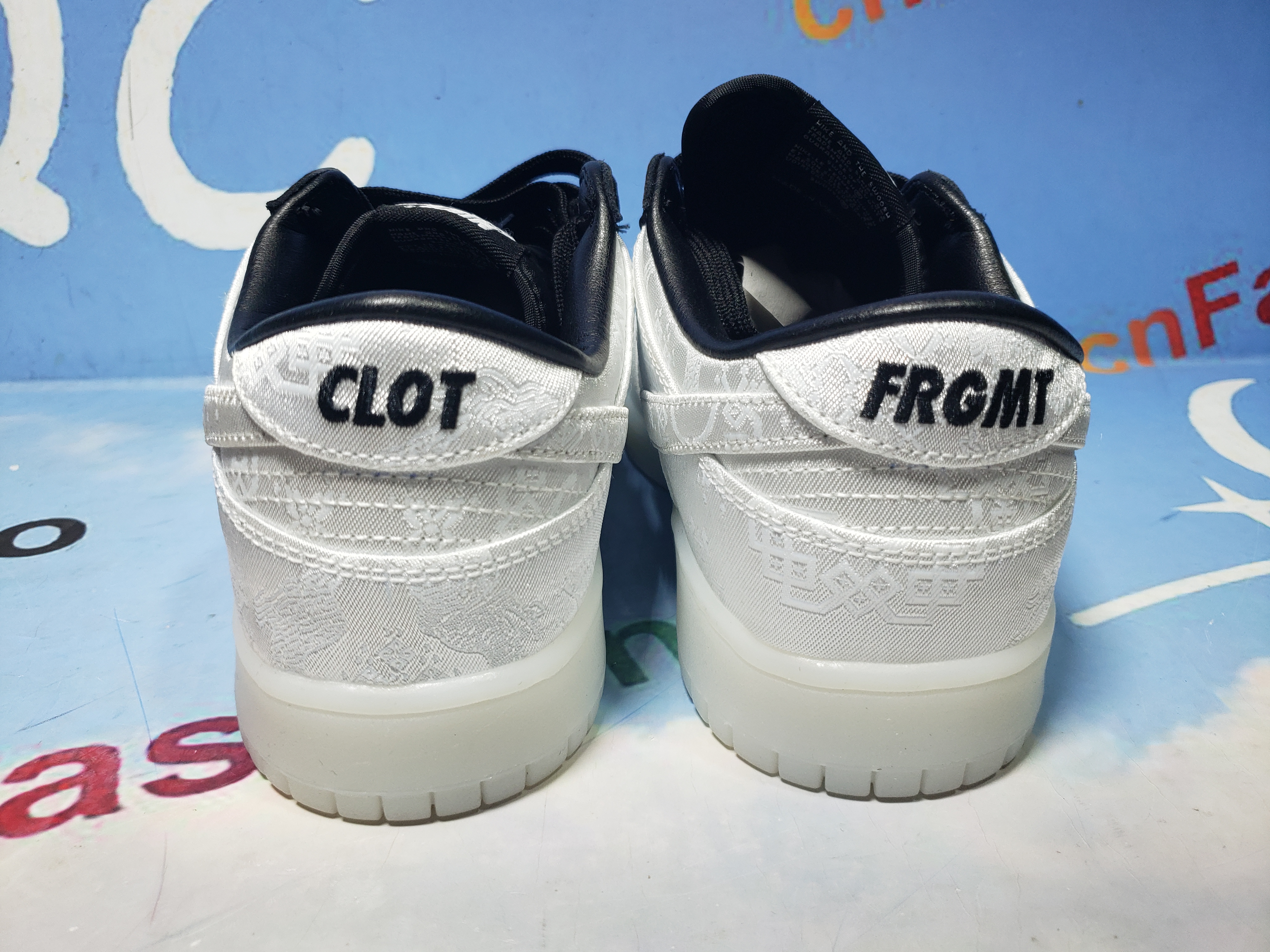 PKGoden Dunk Low CLOT Fragment White,FN0315-110