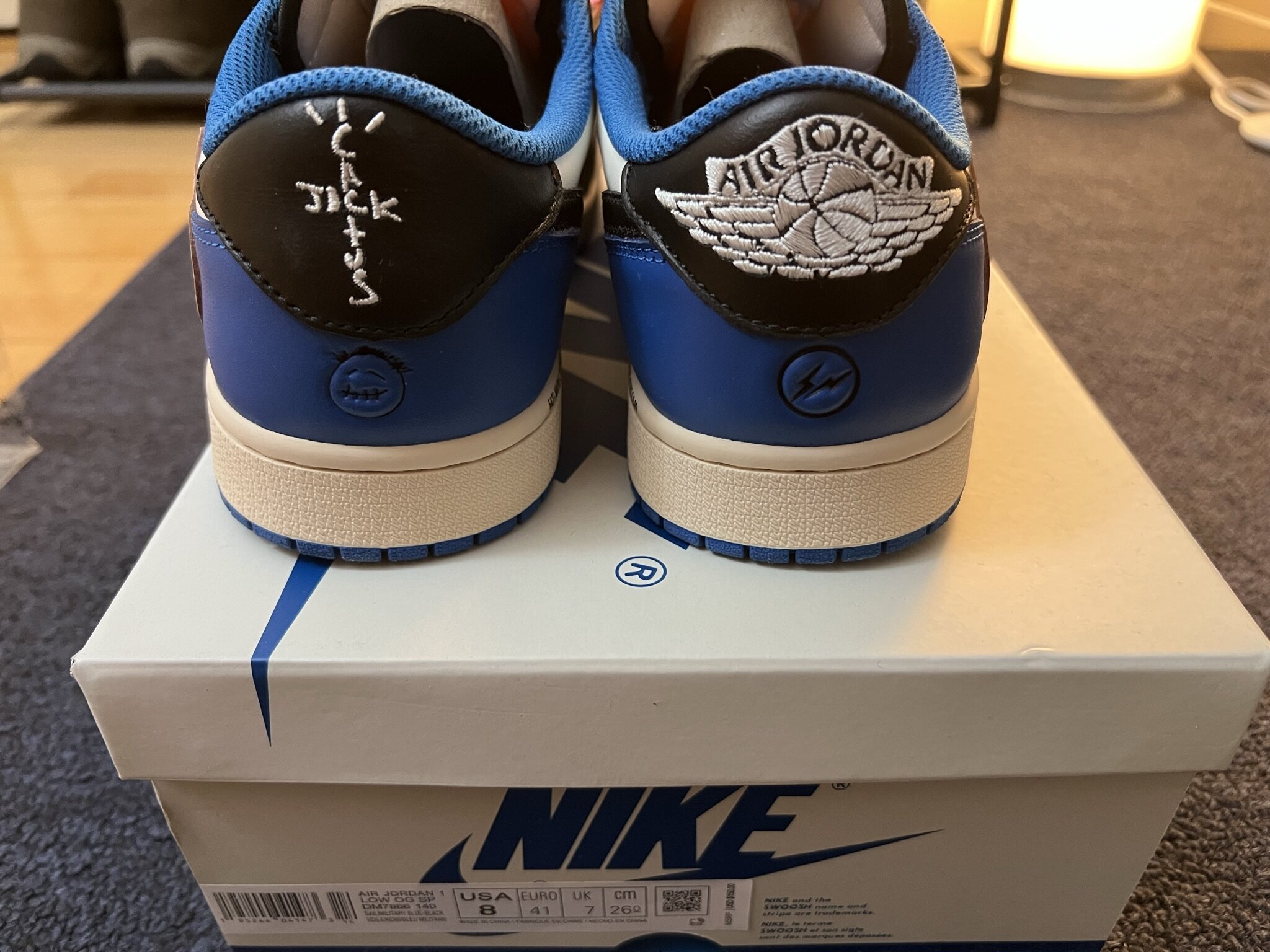 PKGoden Air Jordan 1 Low Travis Scott x Fragment Design,DM7866-140 review Ethan 04