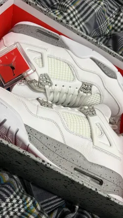 PKGoden Jordan 4 Retro White Oreo (2021)CT8527-100 review MELINE