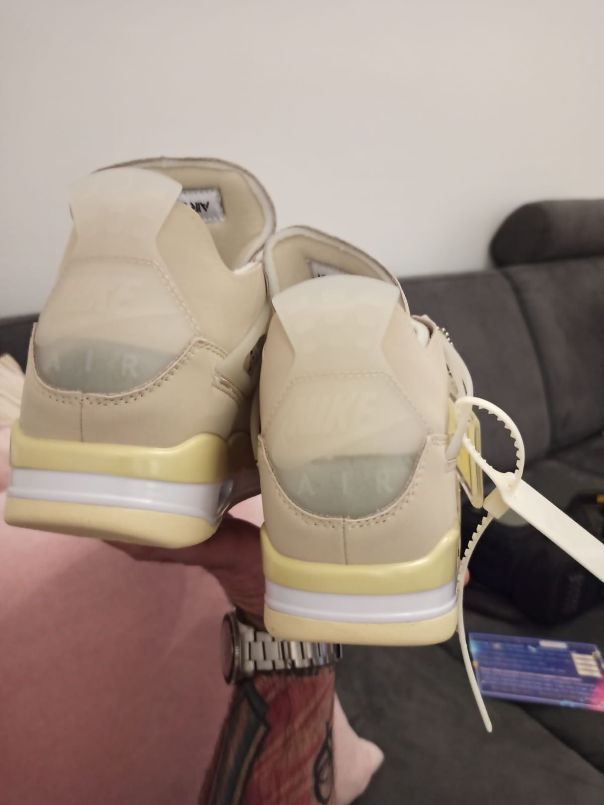 PKGoden Jordan 4 Retro Off-White Sail,CV9388-100 review CALORS 02