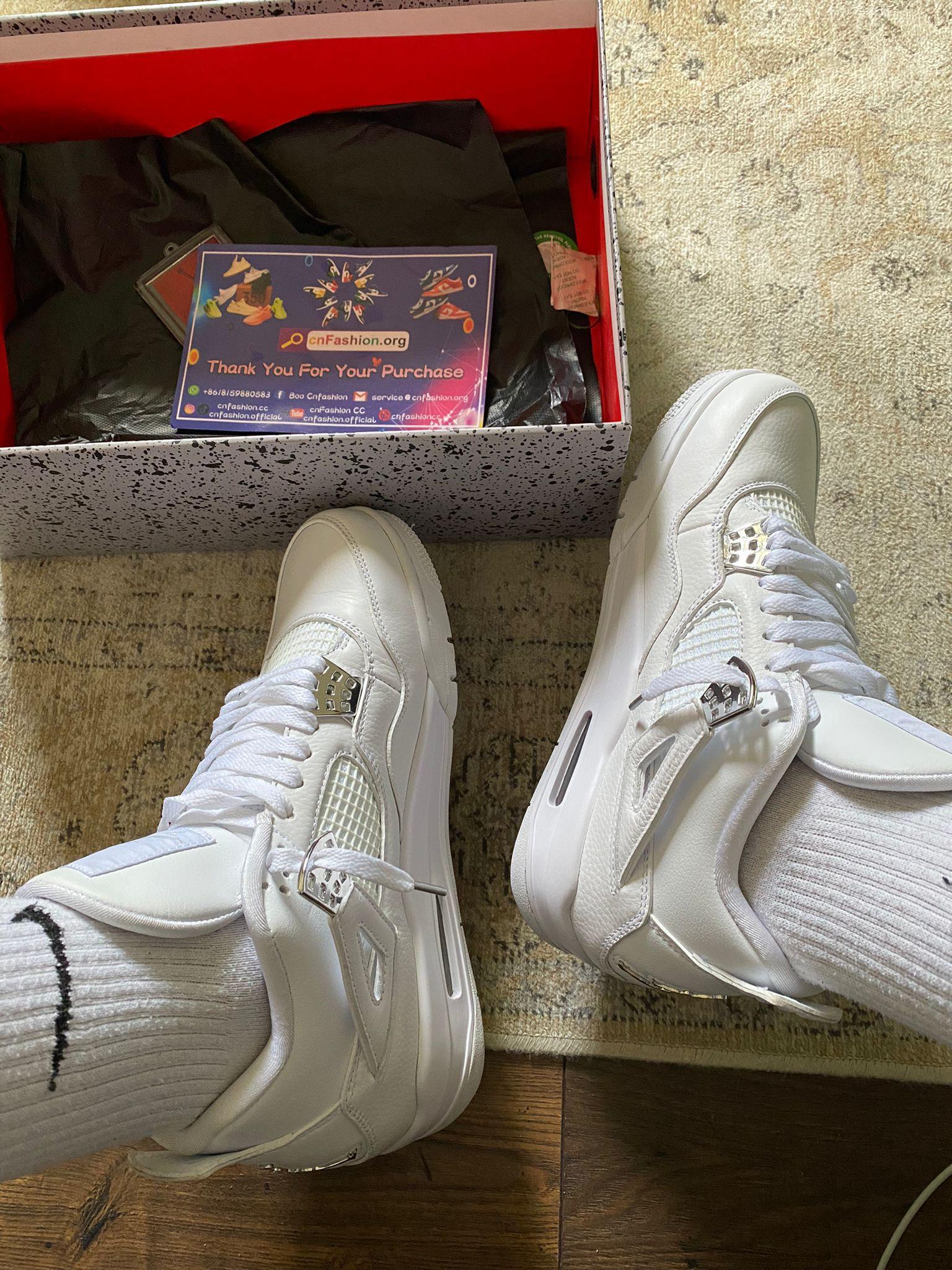 PKGoden Air Jordan 4 Retro Pure Money (2017)，308497-100 review Herbe