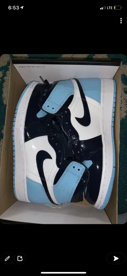 PKGoden Jordan 1 Retro High UNC Patent (W) review aaliyah 01