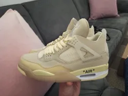 OG Jordan 4 Retro Off-White Sail (W) review Dennis