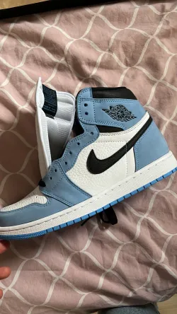 PKGoden Jordan 1 Retro High White University Blue Black review eddi 03