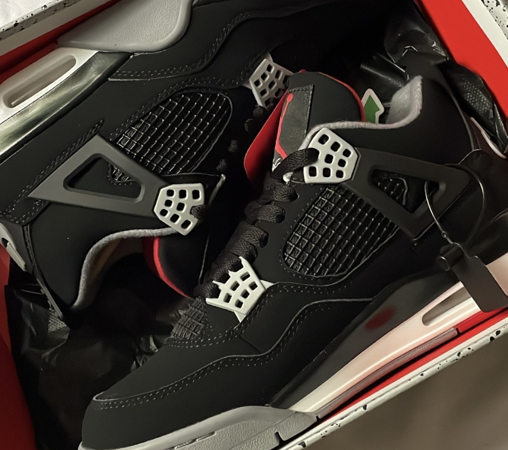 PKGoden Air Jordan 4 Retro Bred (2019) review Melanie