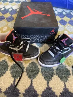 OG Jordan 3 Retro Black Court Purple，CT8532-050  review Lucia 