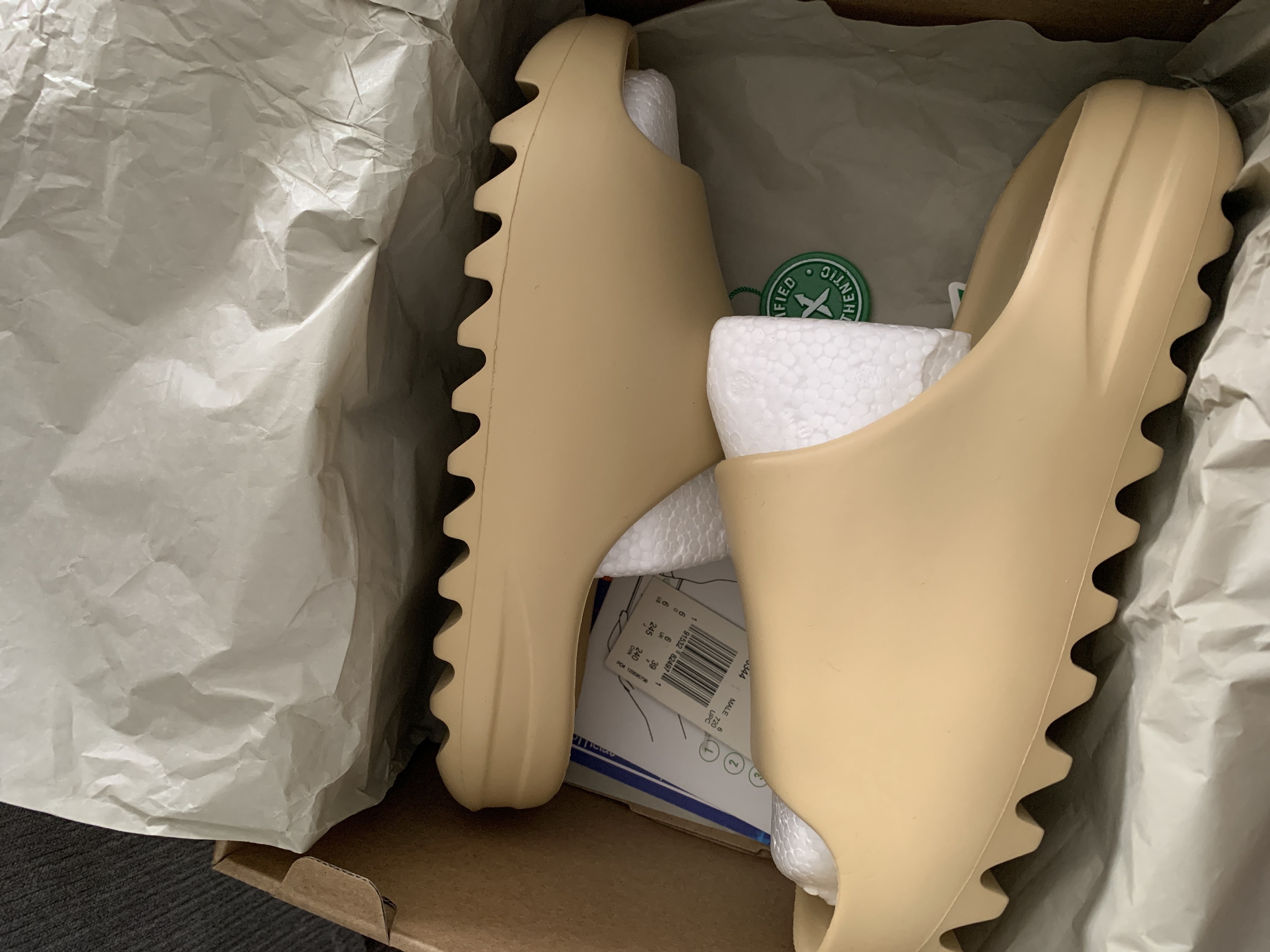 OG Yeezy Slide Desert Sand,FW6344 review aaliyah 01