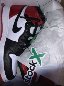 PKGoden Air Jordan 1 Retro High Satin Black Toe (W) review Aaliyah 01