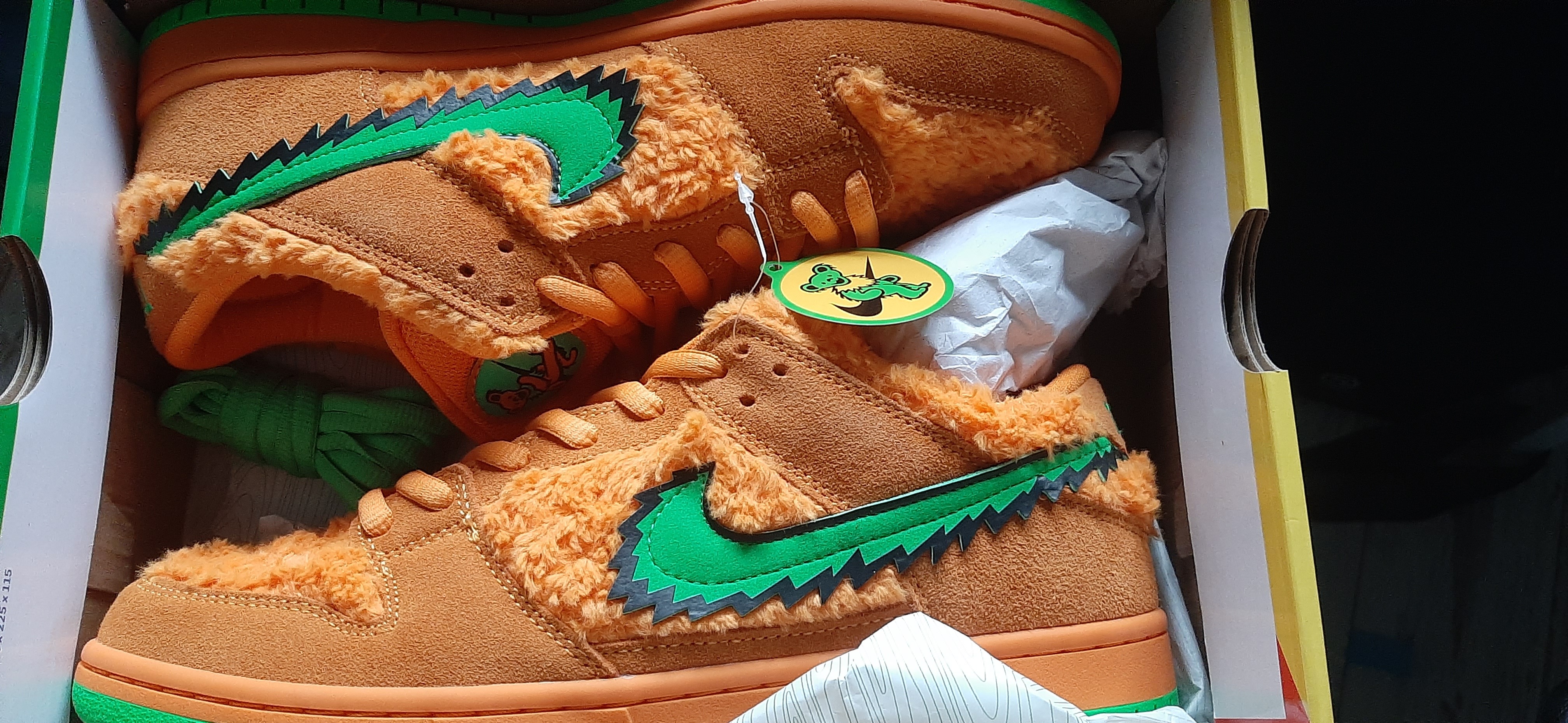 PKGoden SB Dunk Low Grateful Dead Bears Orange review P*ul 02