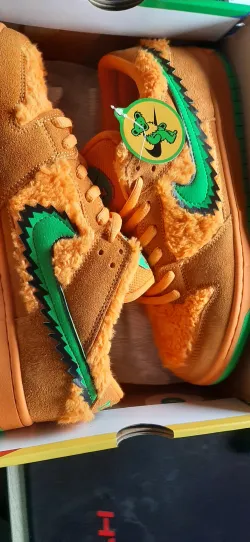 PKGoden SB Dunk Low Grateful Dead Bears Orange review P*ul 03