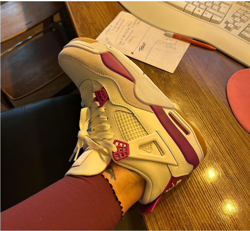 OG Jordan 4 White Purple Grey,DR5415-105 review Nicole Zupanic