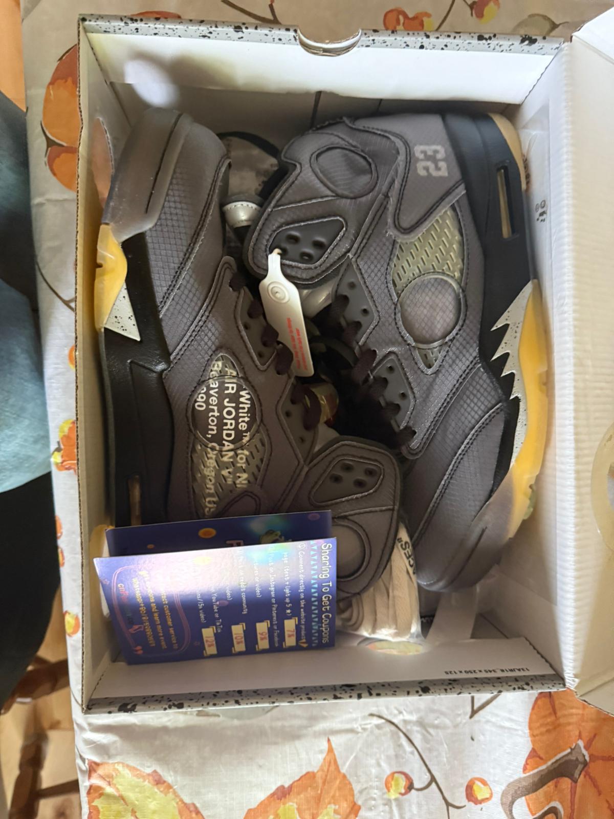 PKGoden Jordan 5 Retro Off-White Black,CT8480-001 review 0