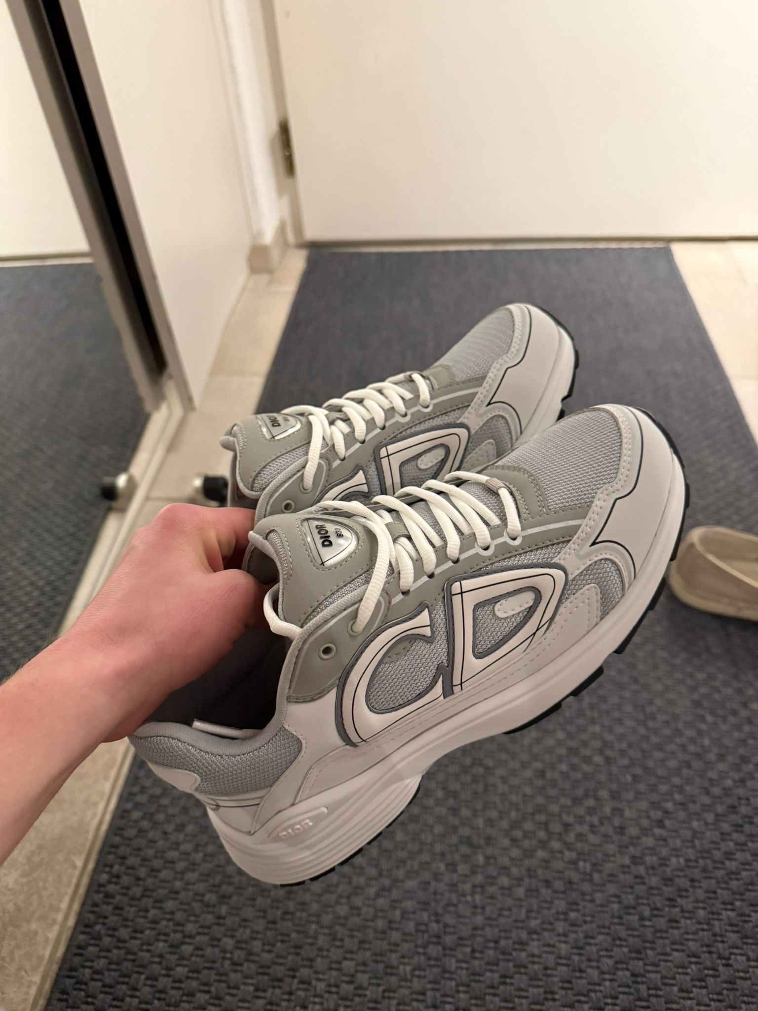 PKGoden Dior B30 Sneakers Grey White review 1
