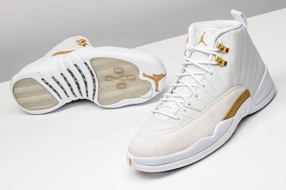 cnFashionbuy PKGoden Jordan 12 Retro OVO White