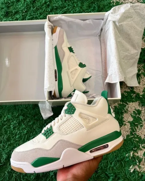 cnfashion site release new | Jordan 4 Retro SB Pine Green