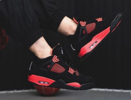 HOW TO spot Jordan 4 red thunder real vs fake