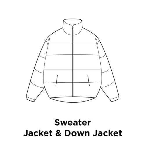 Selection of Sweater & Jacket & Down Jacket brands