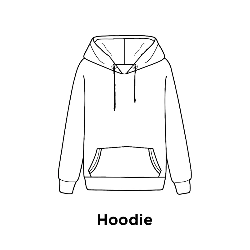 Selection of hoodies brands