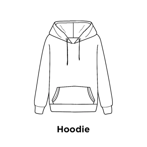 Selection of hoodies brands