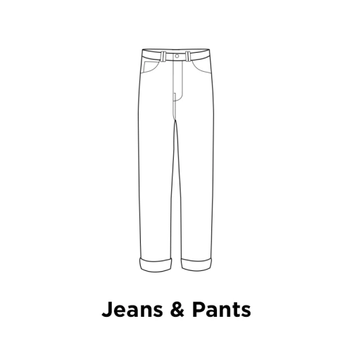 Selection of Pants and Jeans brands