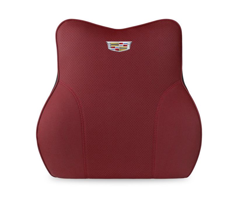 Applicable To Cadillac Car Neck Pillow Waist Cushion Red