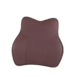 Car Seat Pillow Lumbar Pillow Mocha Brown