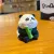 Carved Wooden Panda Decoration - Holding Bamboo